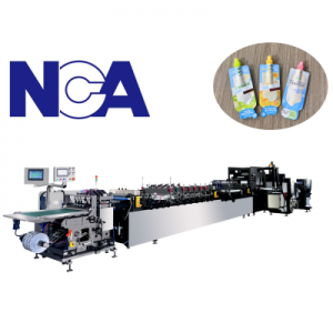 NCA600SZQ型 三邊封、自立、一出三企鵝包制袋機(jī)